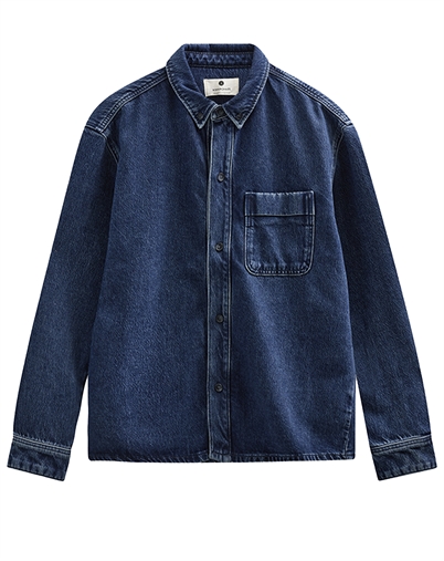 Anerkjendt - AKOtto Denim Overshirt - Sky Captain